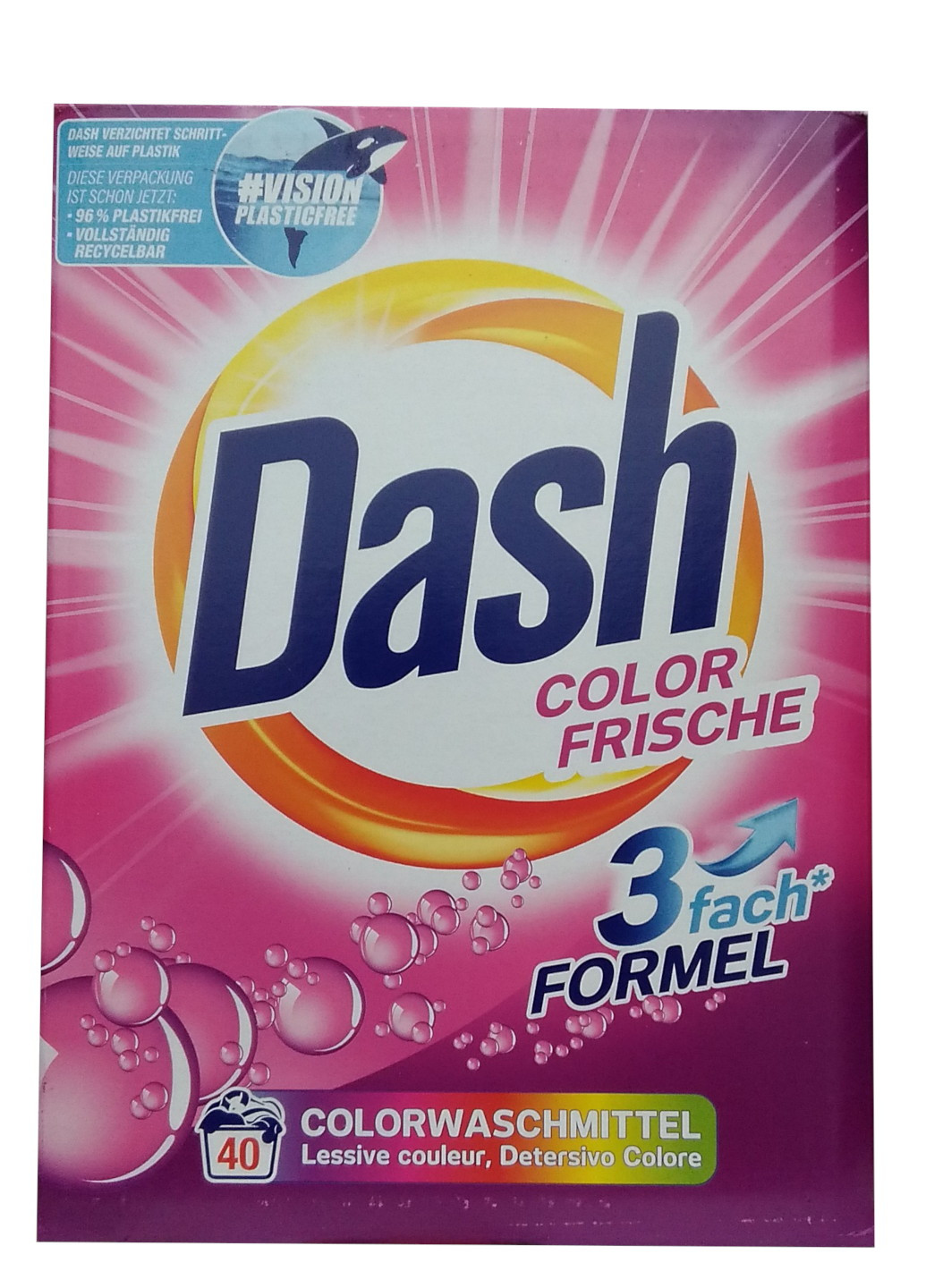 Порошок для стирки цветных вещей Color Frische 2,6 кг / 40 стирок Dash (216805827)