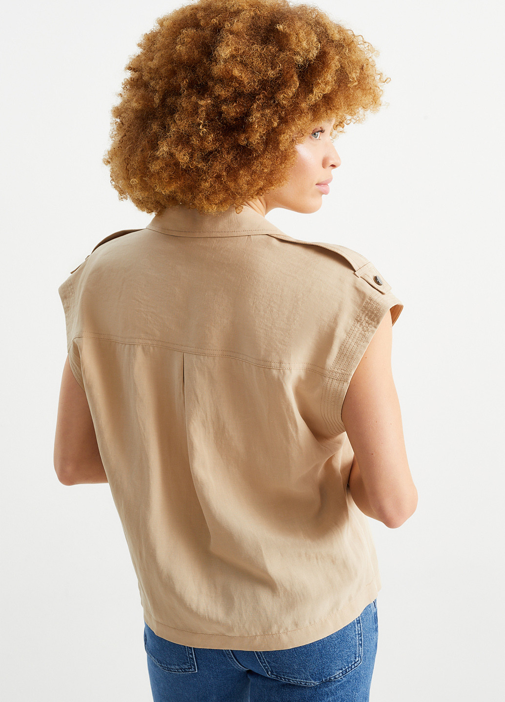 Бежевая блуза C&A