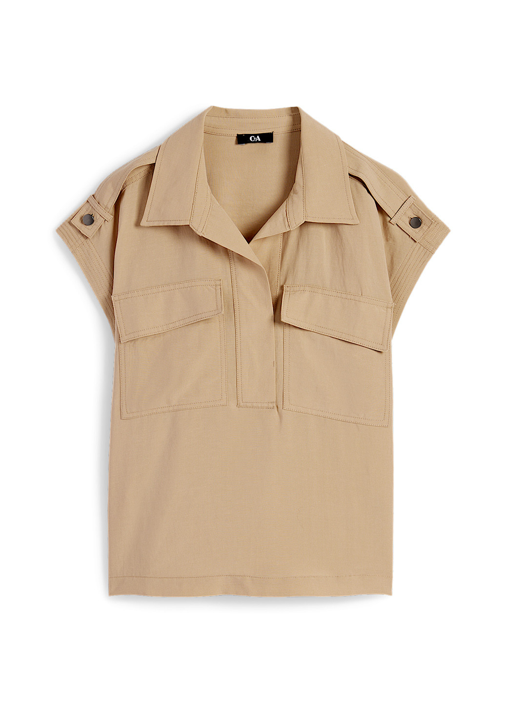 Бежевая блуза C&A