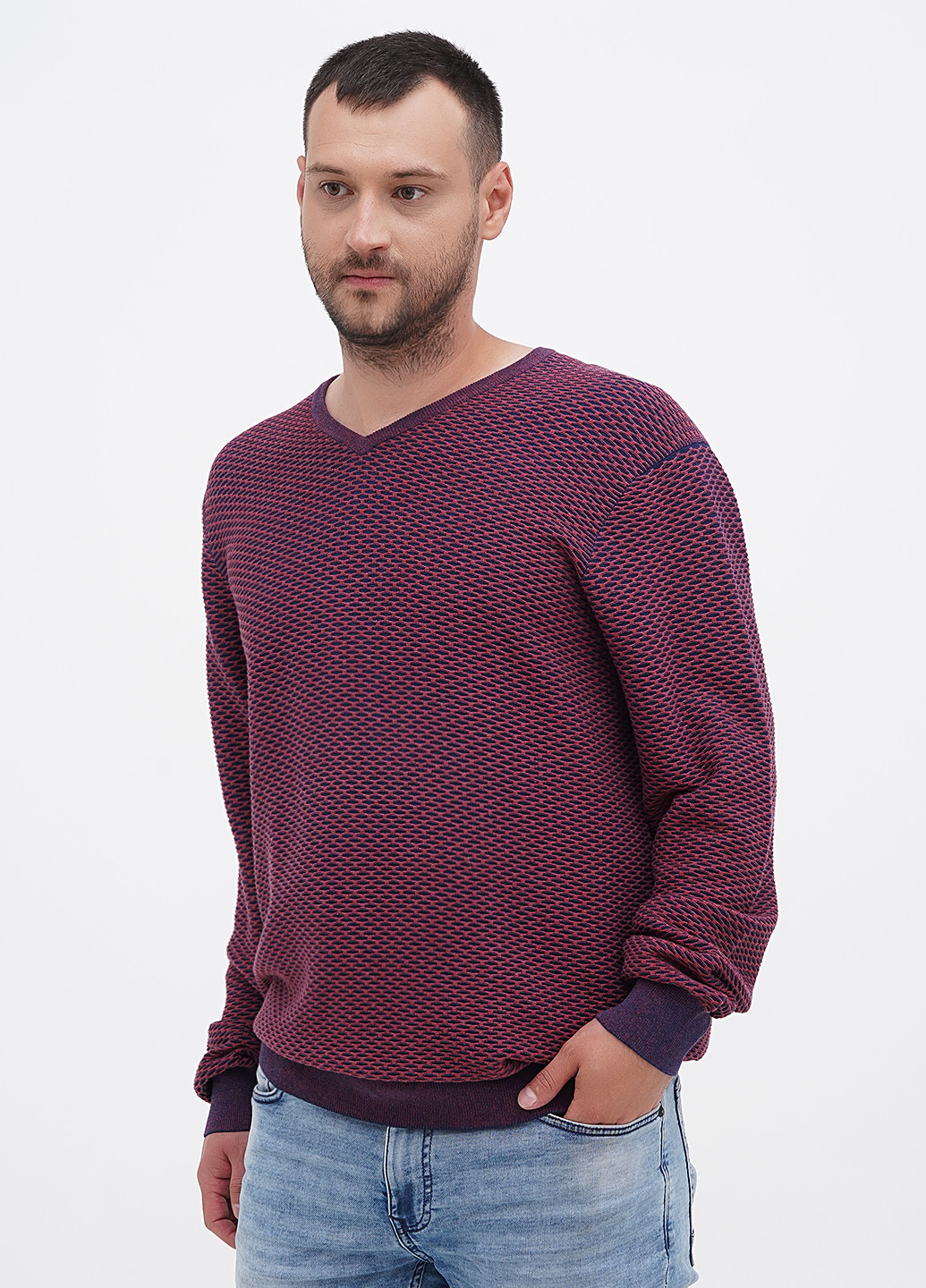 Комбінований демісезонний светр пуловер State of Art