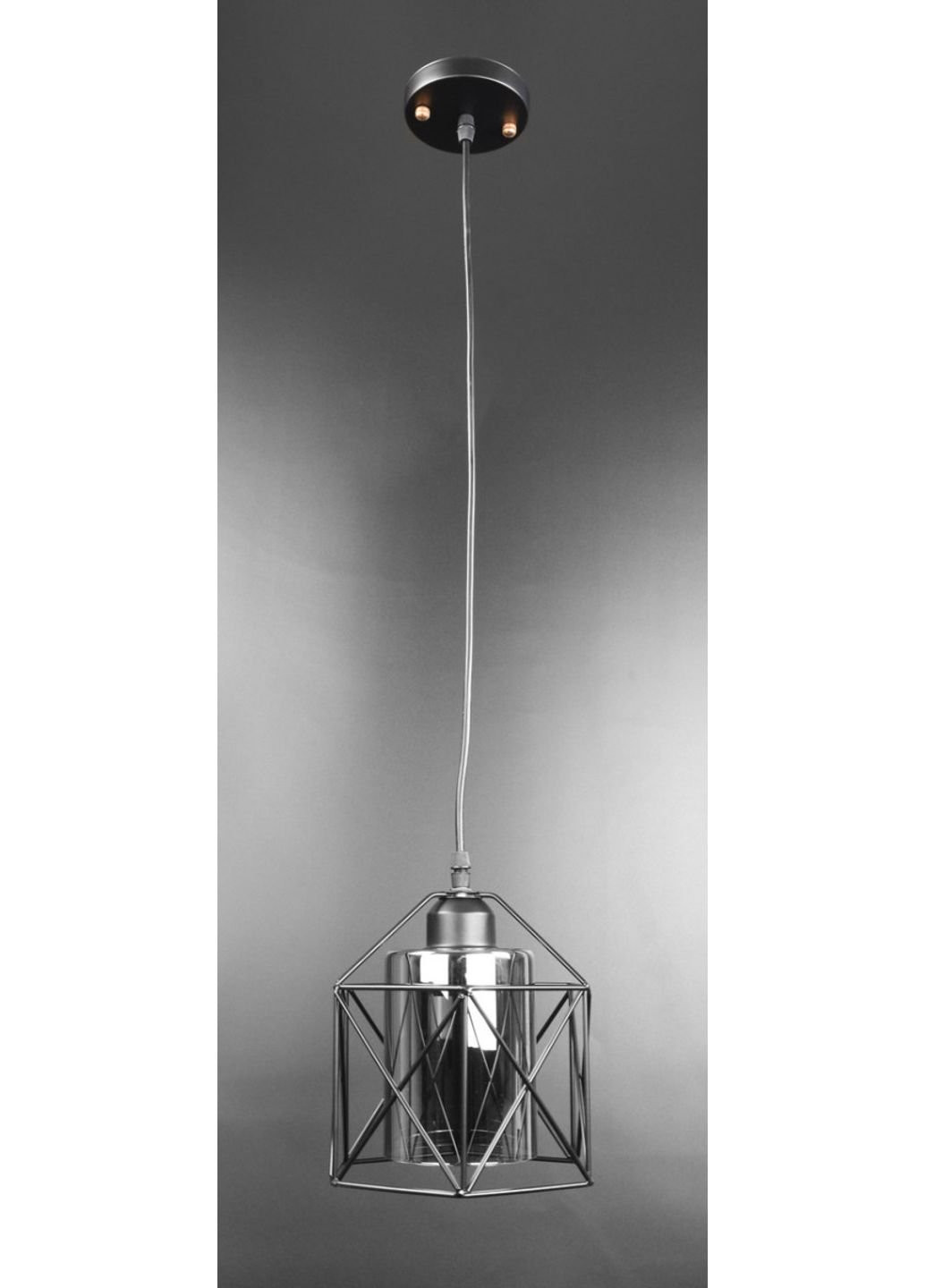 Люстра підвісна стельова в стилі LOFT (лофт) 11770/1-gr Чорний 25х16х19 см. Sunnysky (253630916)