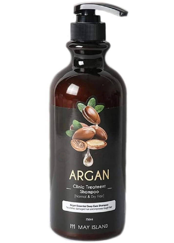 Відновлює шампунь для волосся Argan Clinic Treatment Shampoo, 750 мл May Island (219718938)