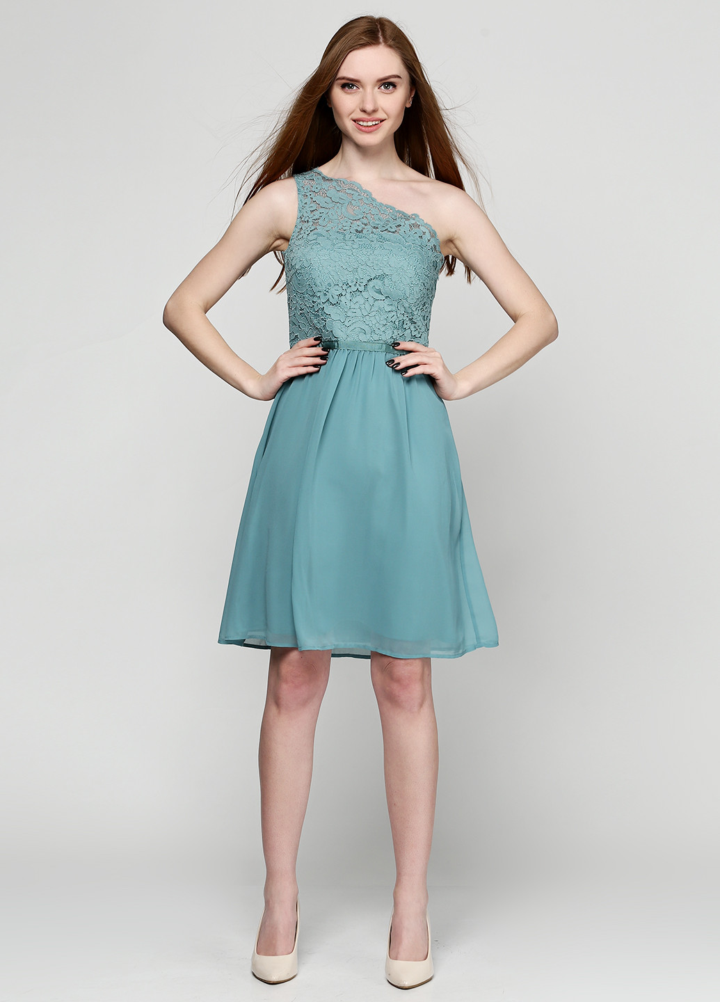 Блідо-зелена коктейльна плаття, сукня Esprit однотонна