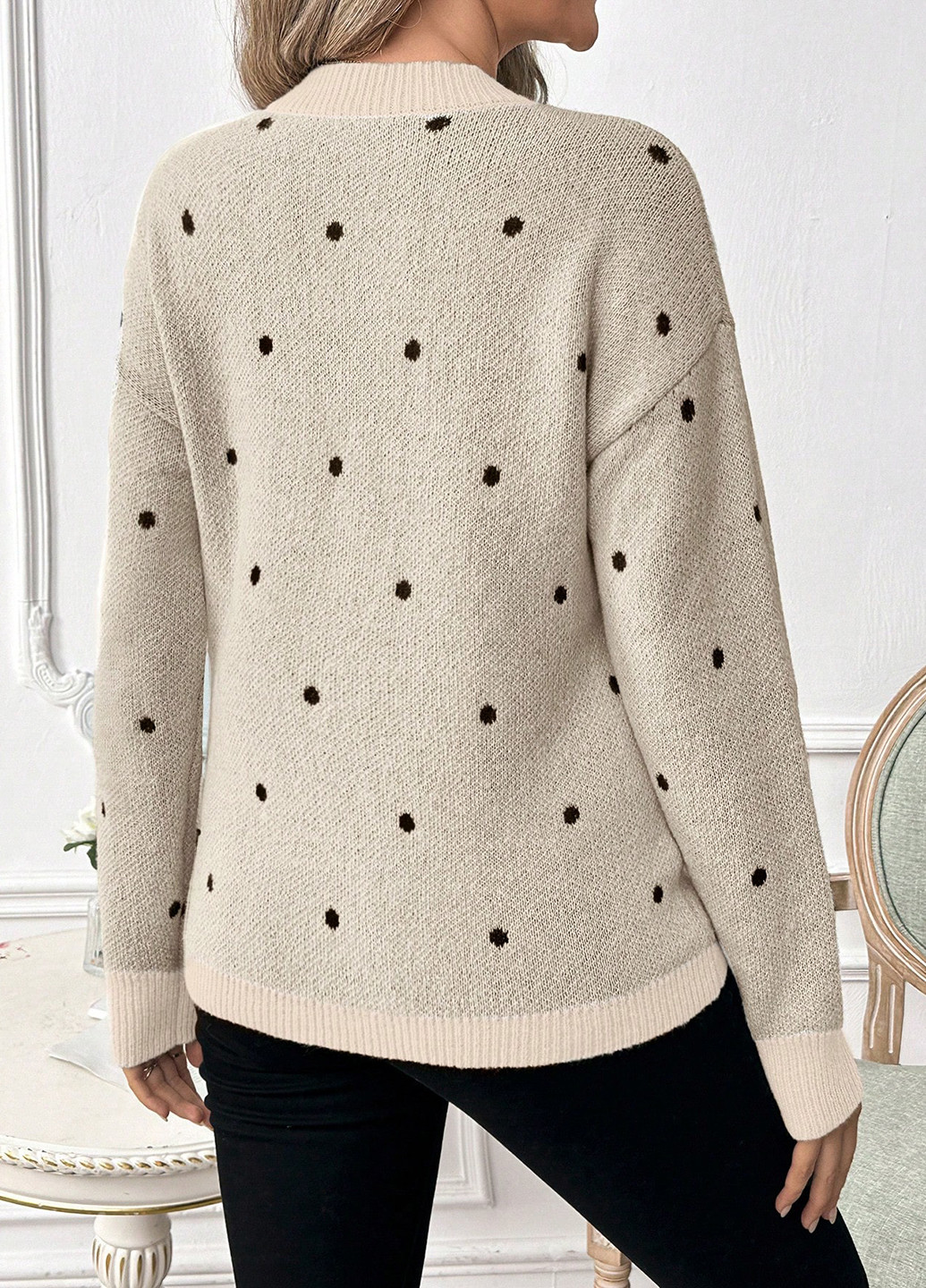 Светло-бежевый демисезонный джемпер для беременных джемпер SHEIN