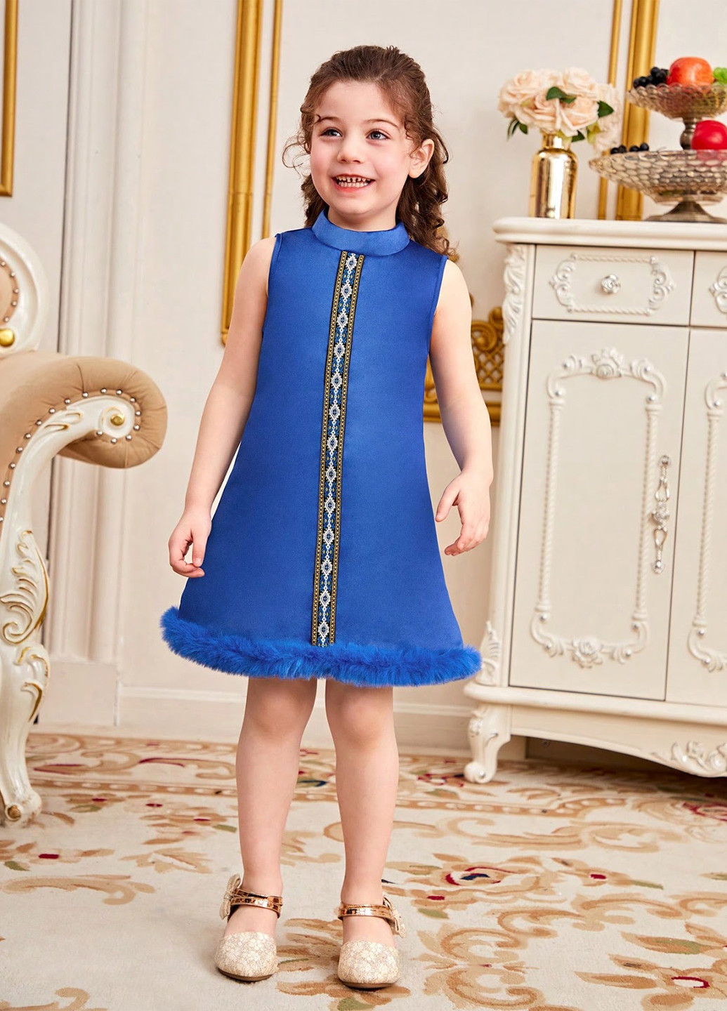 Синее платье SHEIN (323262535)