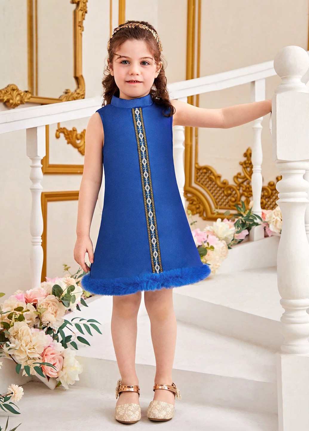 Синее платье SHEIN (323262535)