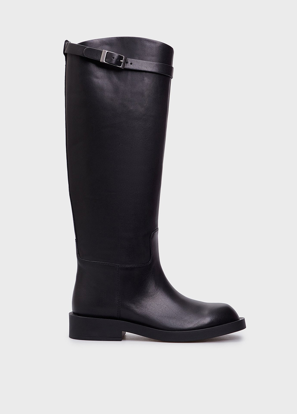 Осенние сапоги ботфорты PRPY с пряжкой