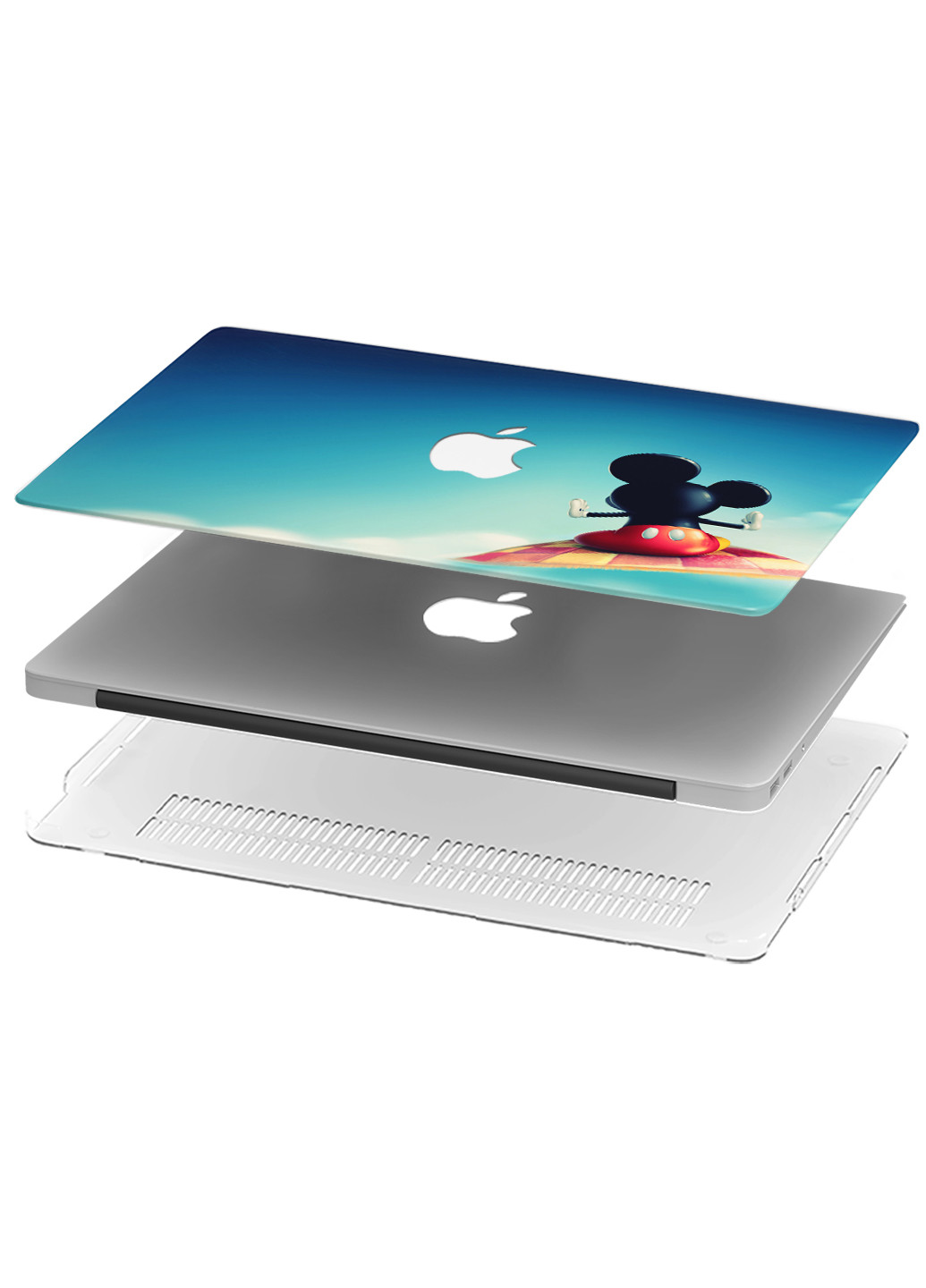Чехол пластиковый для Apple MacBook Pro Retina 15 A1398 Микки Маус Дисней (Mickey Mouse Disney) (6353-1831) MobiPrint (218539610)