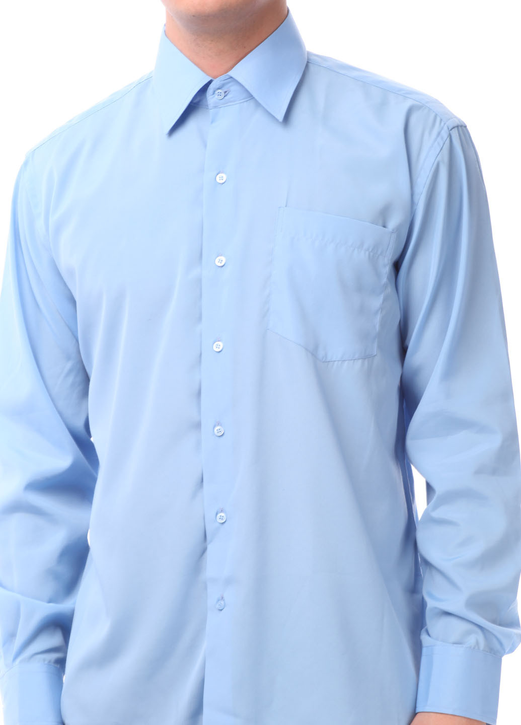 Голубой классическая рубашка Aldo & Co с длинным рукавом