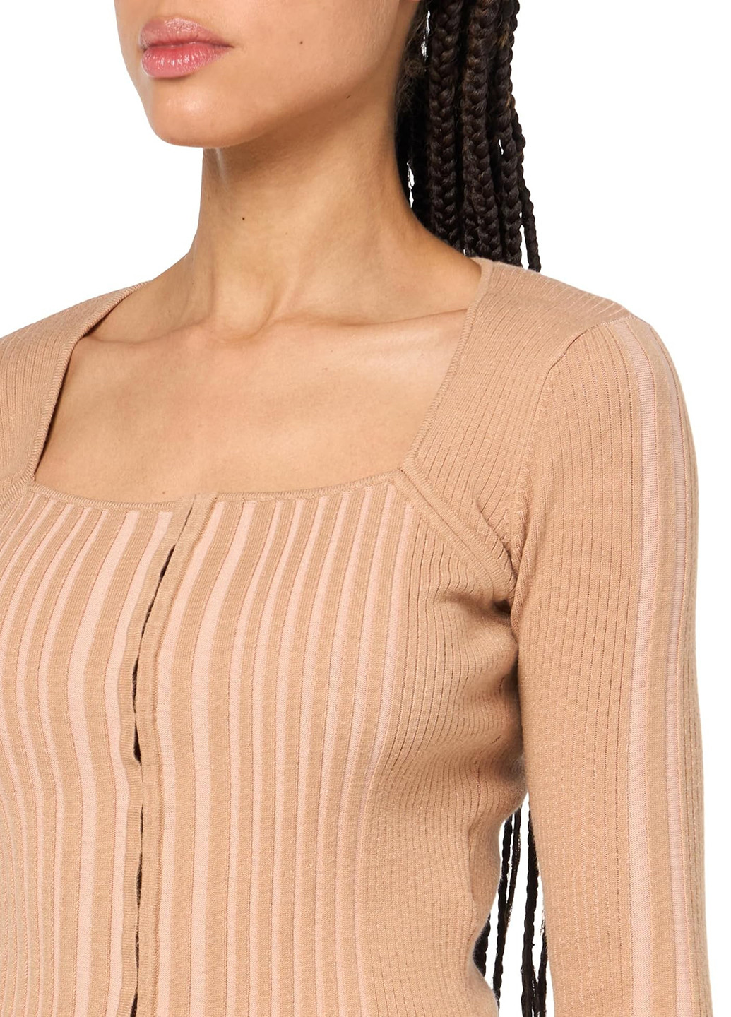 Коричневый демисезонный свитер Guess