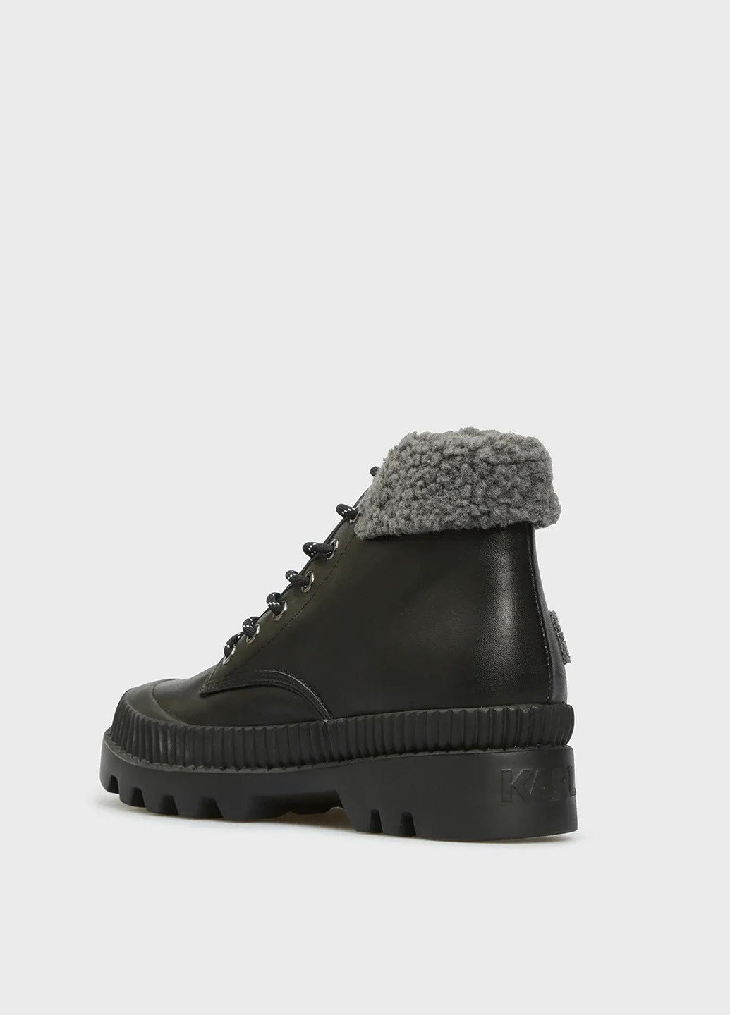 Зимние ботинки Karl Lagerfeld с логотипом, с мехом