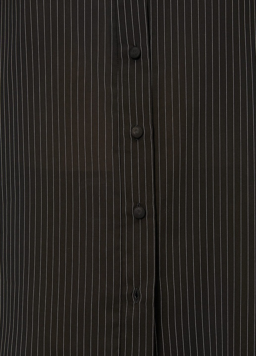 Черная кэжуал рубашка в полоску KOTON