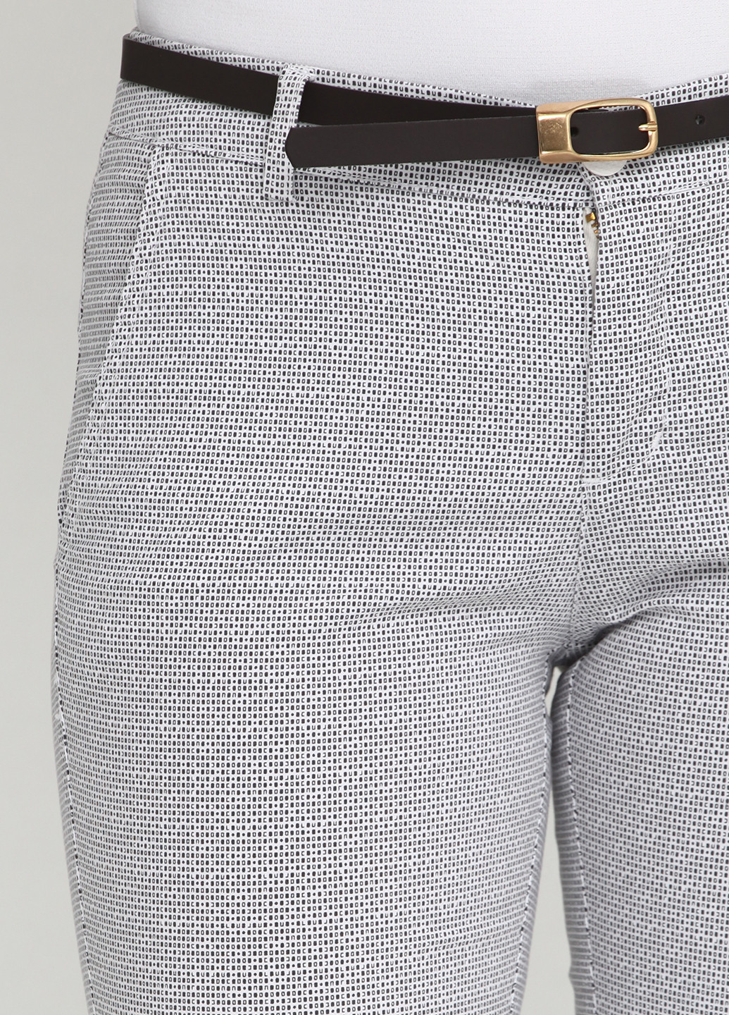 Светло-серые кэжуал демисезонные брюки Altamira