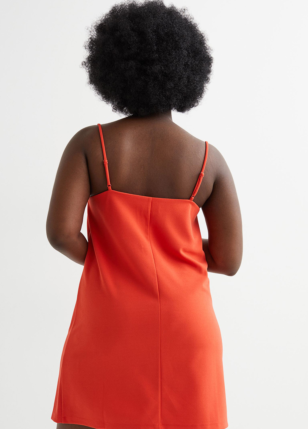 Червона коктейльна сукня сукня-комбінація H&M однотонна