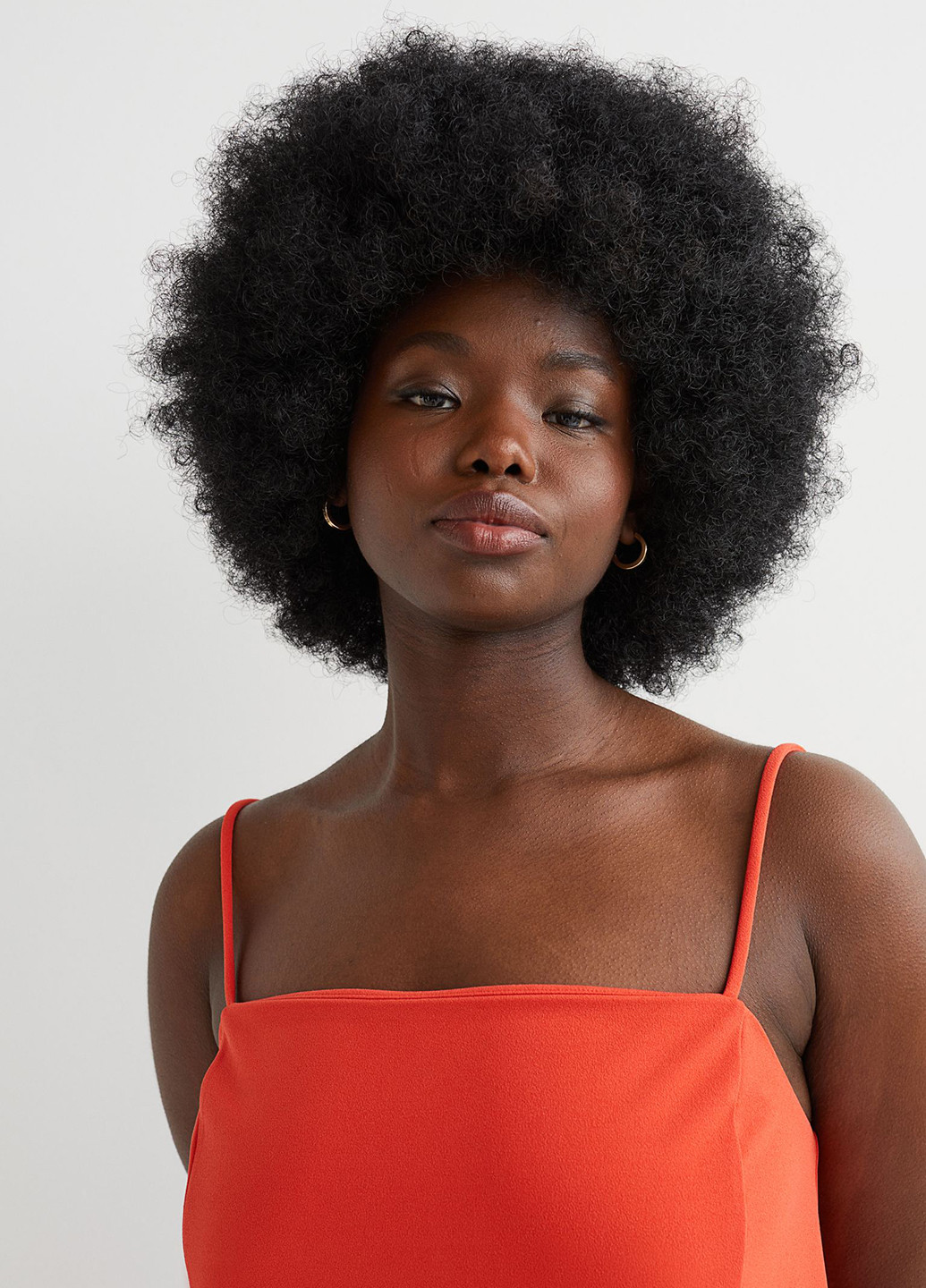 Червона коктейльна сукня сукня-комбінація H&M однотонна