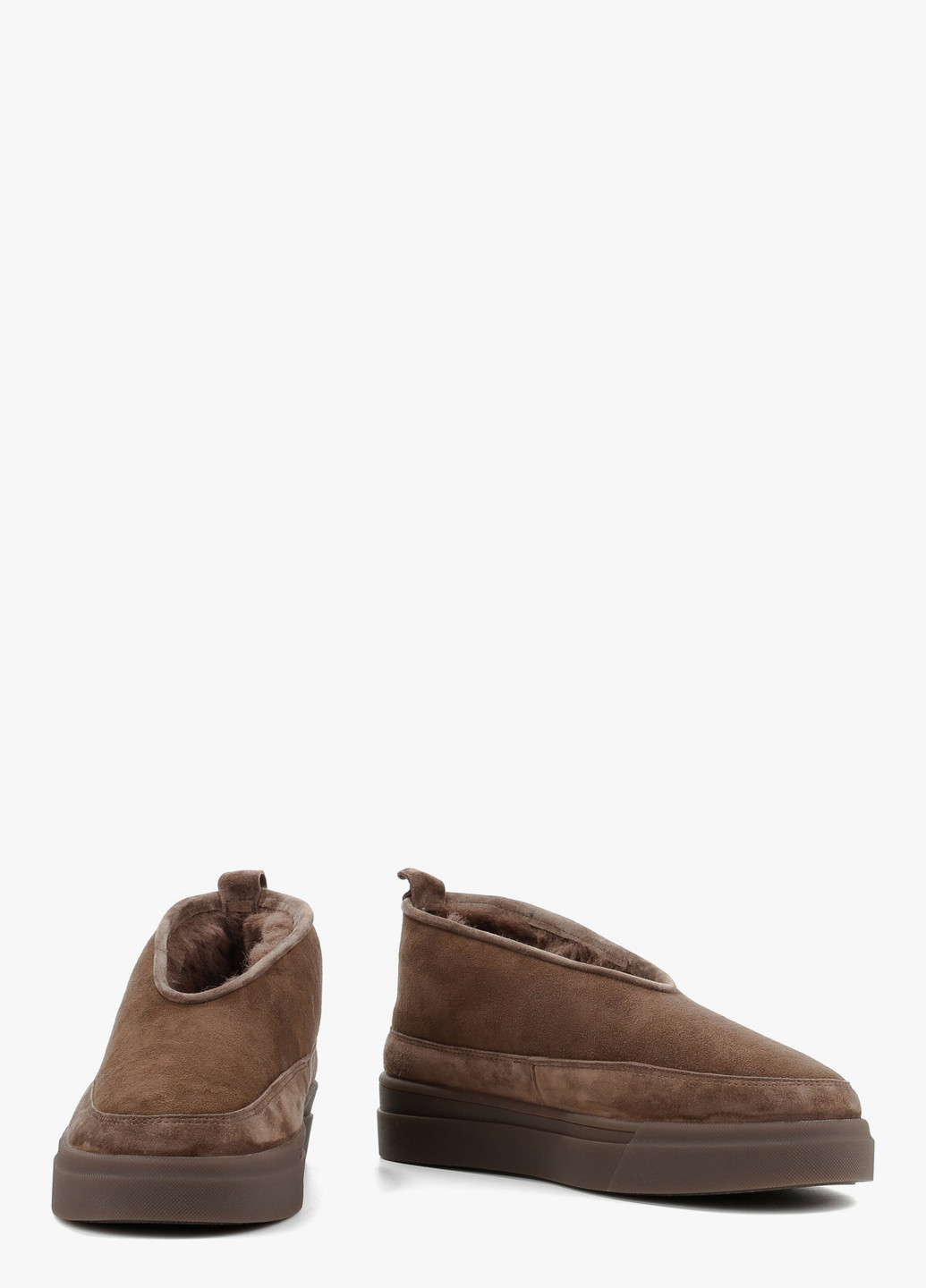 Зимние ботинки Le'BERDES без декора из натуральной замши