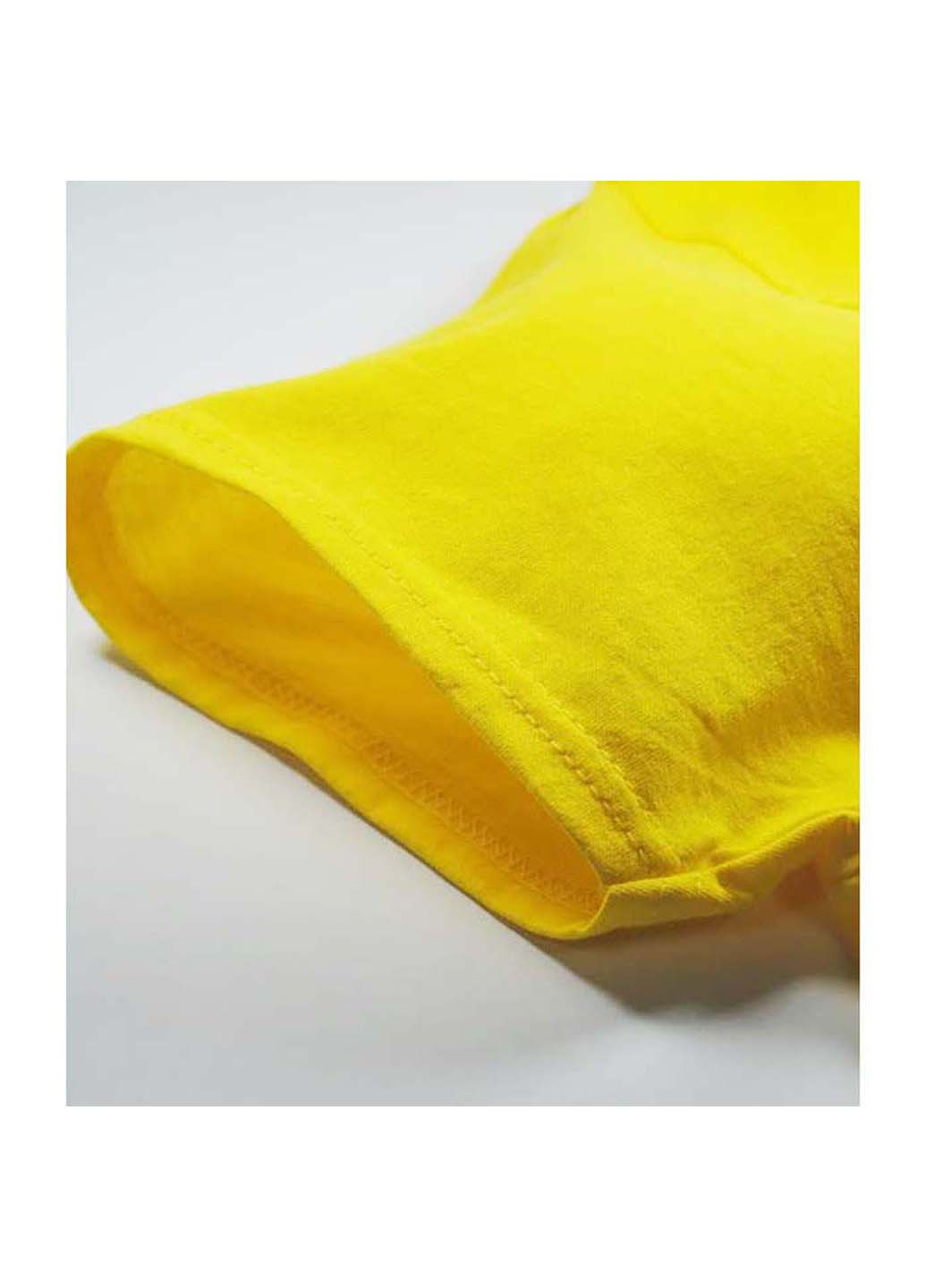 Желтая демисезон футболка Fruit of the Loom D0613720K2XL