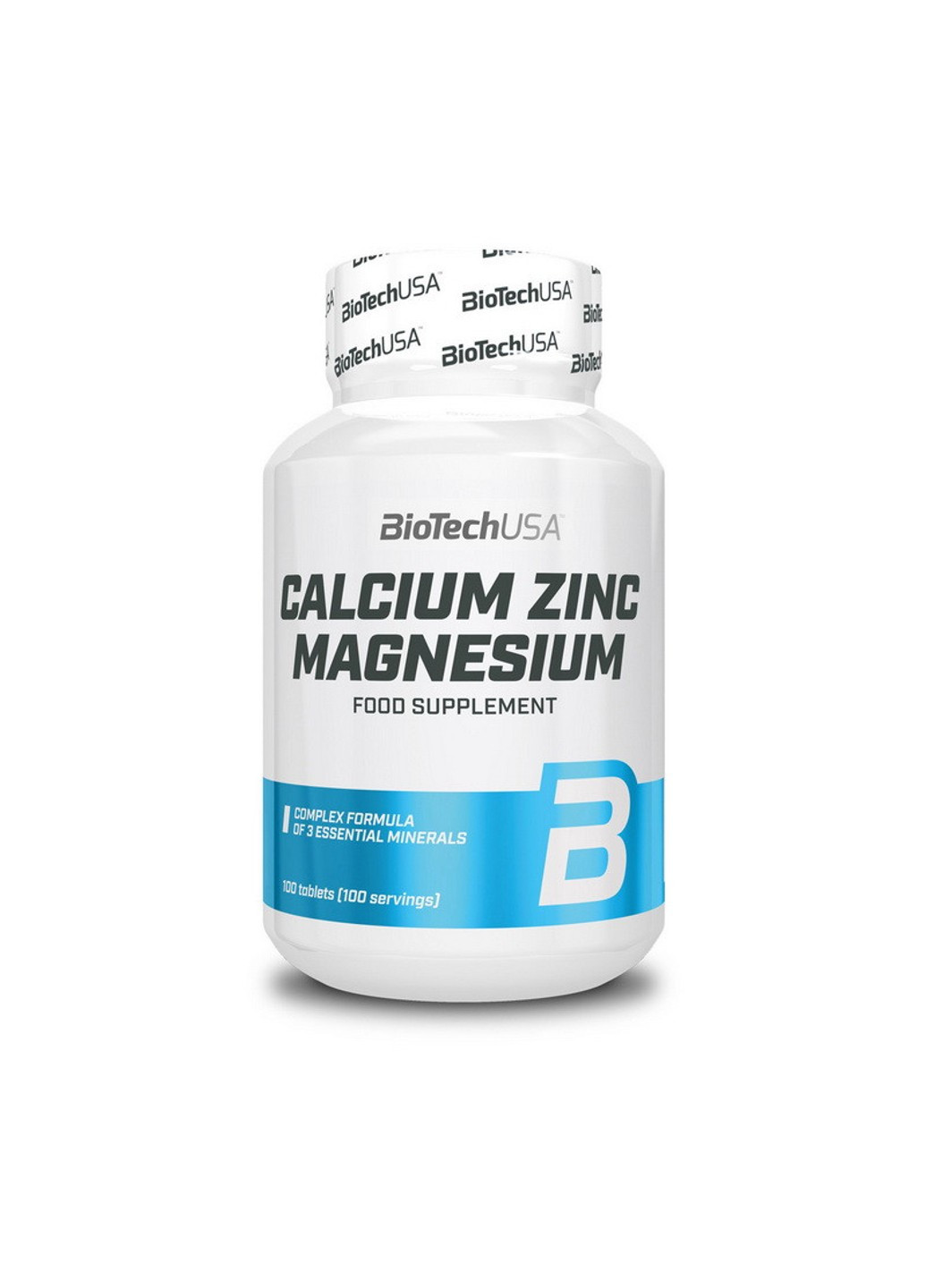 Кальций цинк магний BioTech Calcium Zinc Magnesium (100 таб) биотеч Biotechusa (255407848)