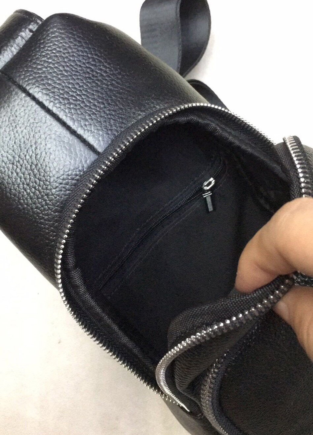 Мужская кожаная сумка 31,7х15,5х5 см Vintage (242189355)