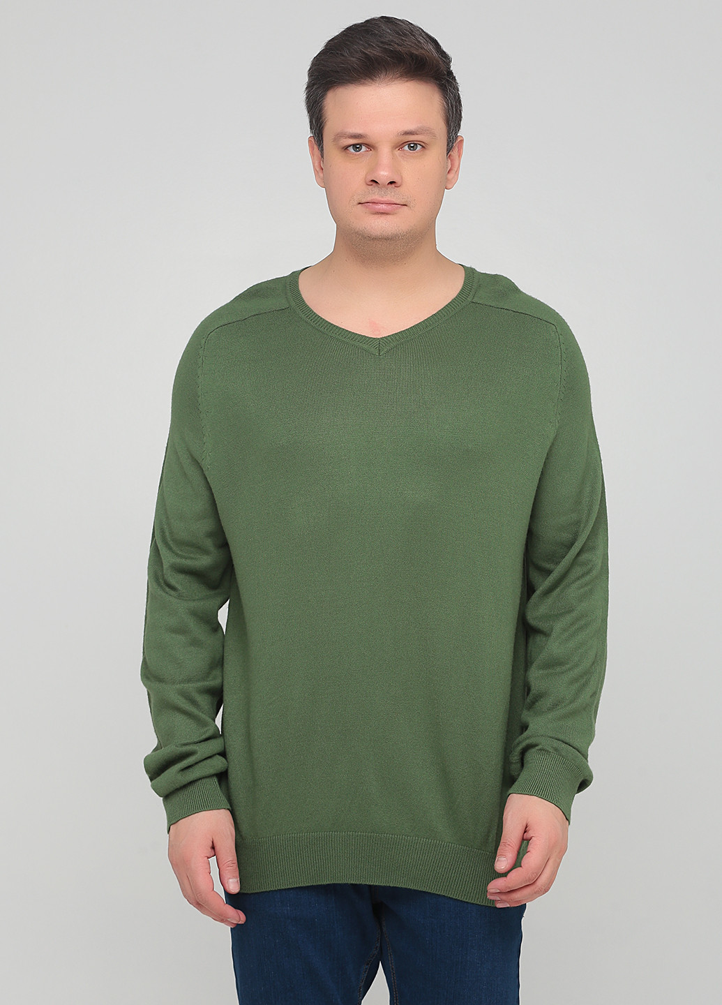 Зелений демісезонний пуловер F&F