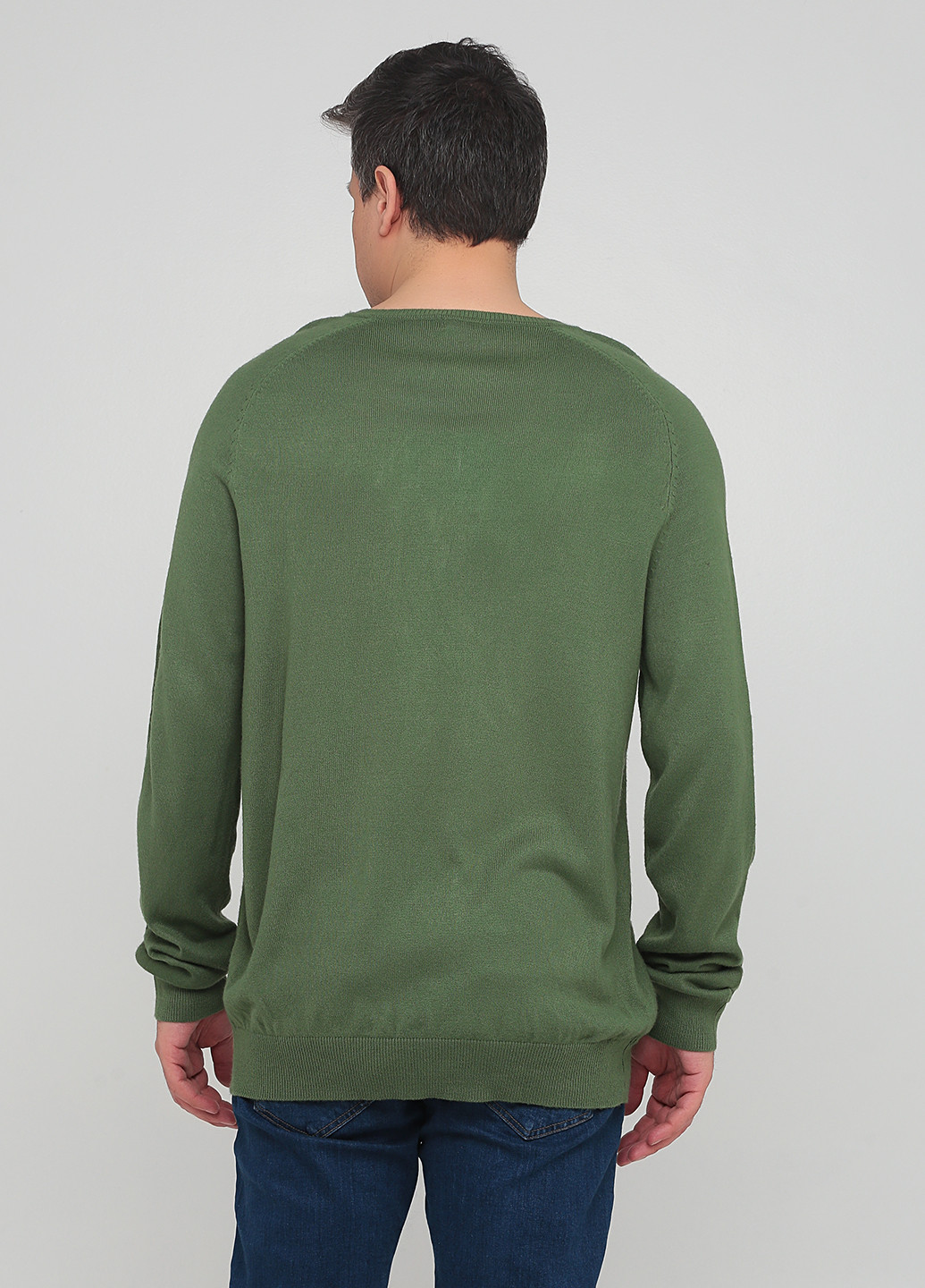 Зелений демісезонний пуловер F&F