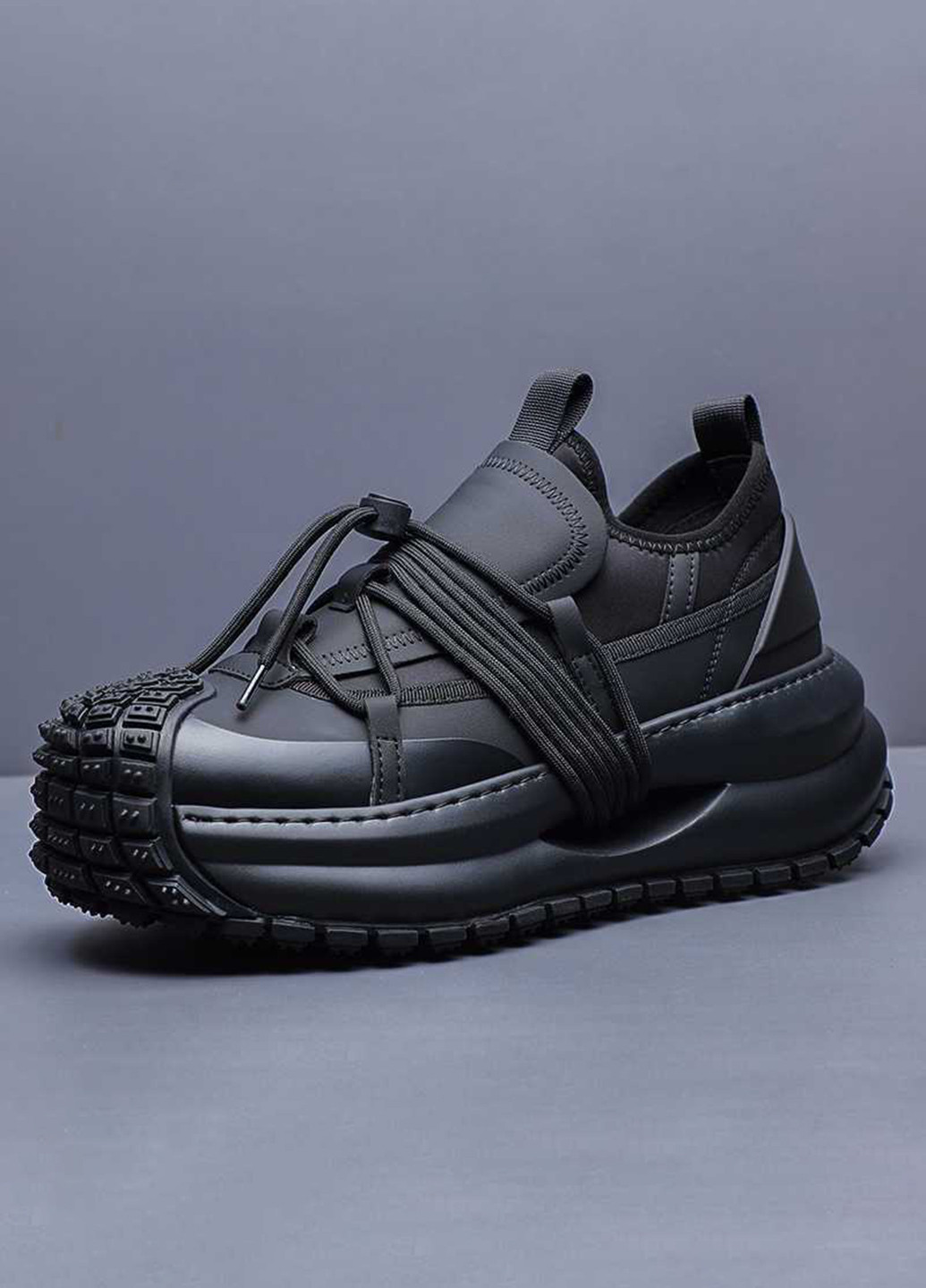 Чорні всесезонні кросівки No Brand