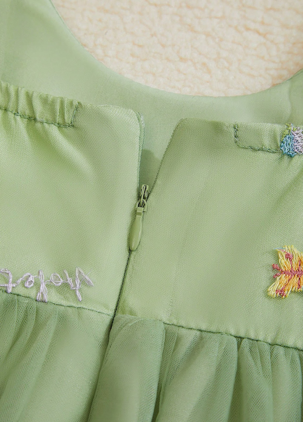 Сіро-зелена сукня SHEIN (324986265)