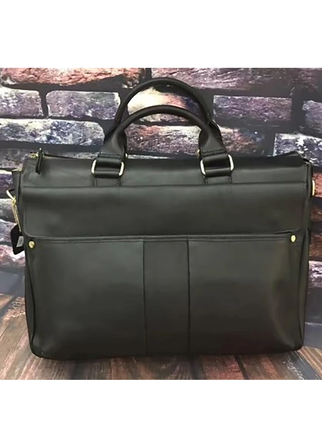 Мужская кожаная сумка 44х30х8 см Vintage (252132133)