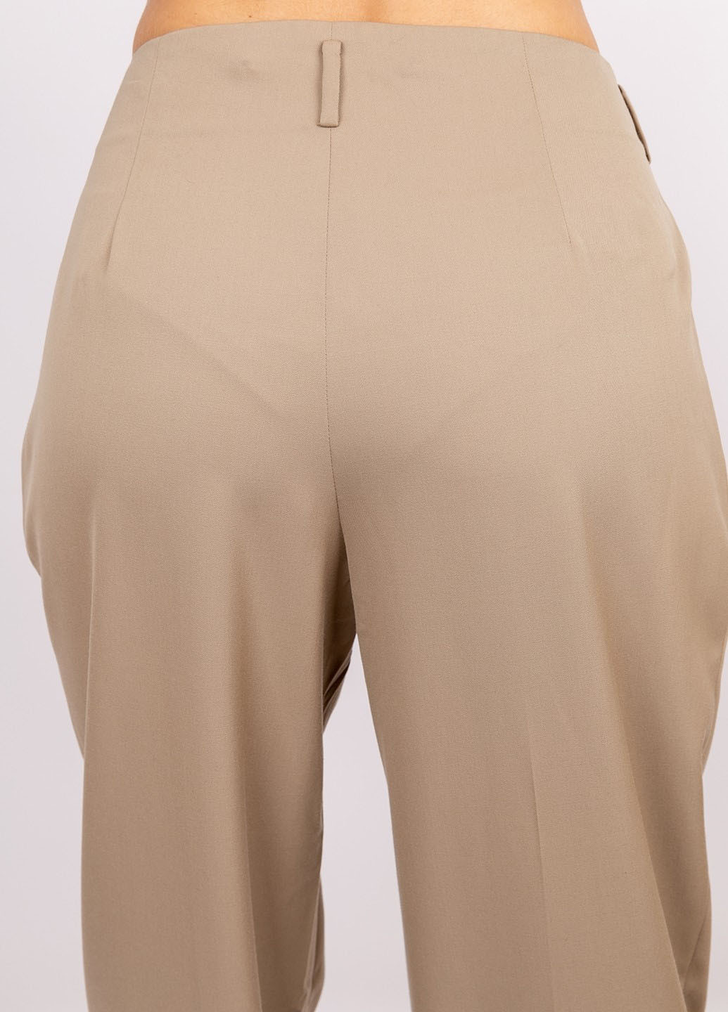 Серо-бежевые кэжуал демисезонные прямые брюки Ralph Lauren
