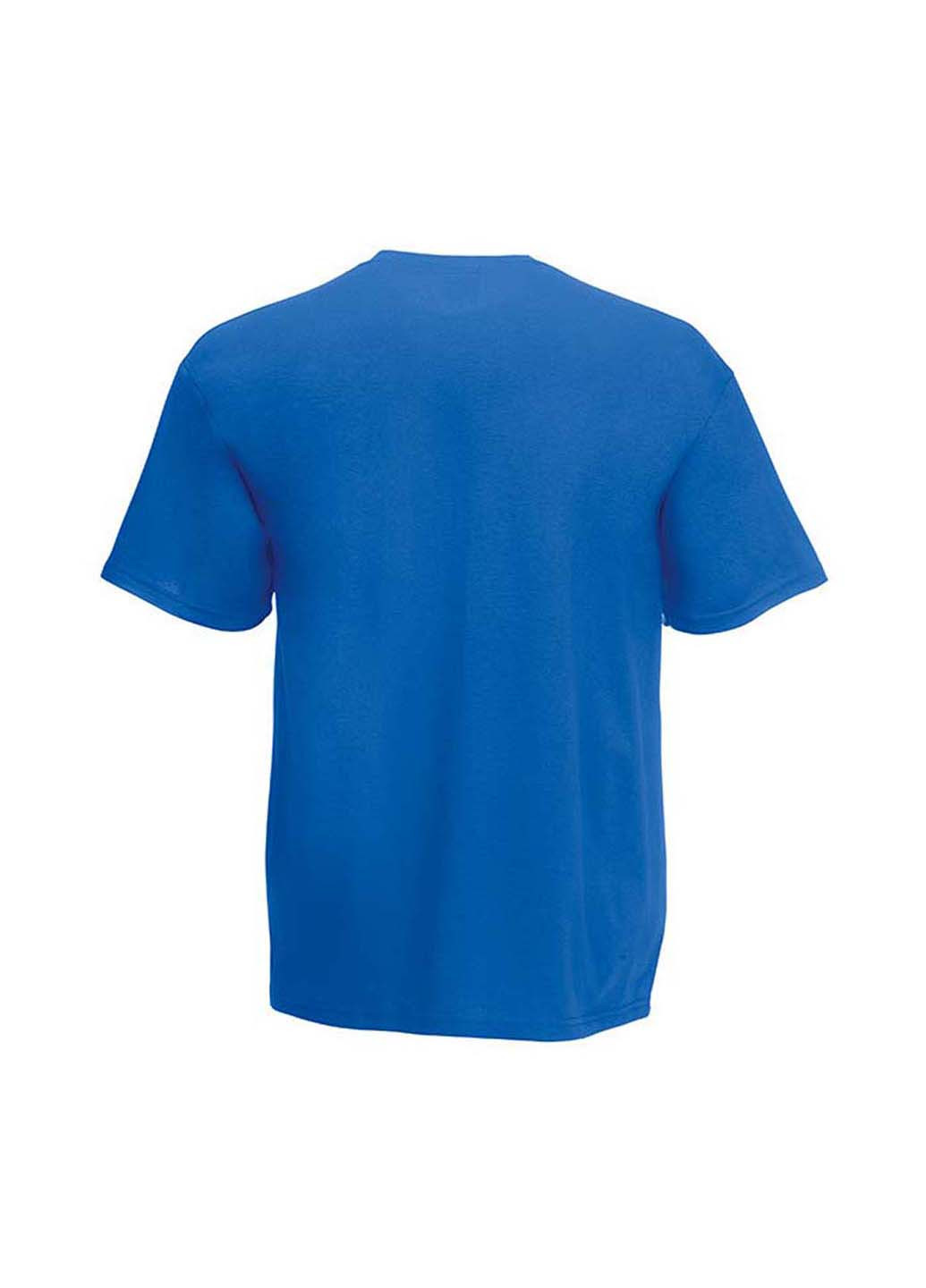 Синя демісезонна футболка Fruit of the Loom 61033051164