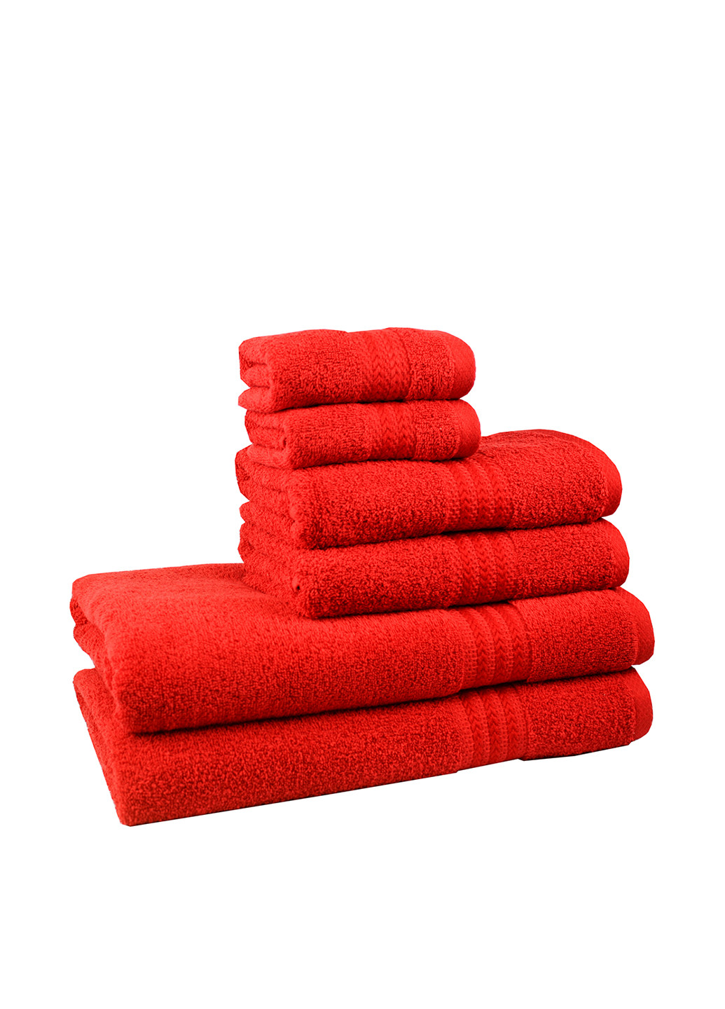 Hobby полотенце, 50х90 см полоска красный производство - Турция