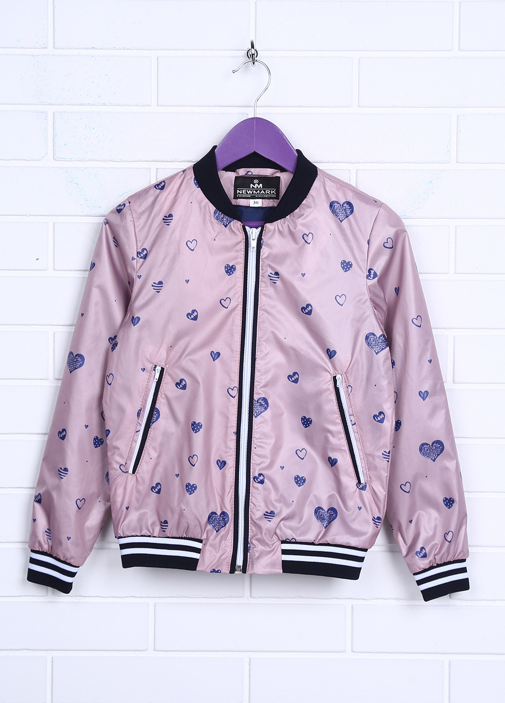 Бледно-розовая демисезонная куртка New Mark