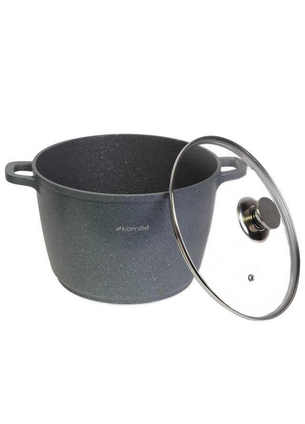 Кастрюля с крышкой KM-4427 6.2 л 24 см Kamille (254641937)