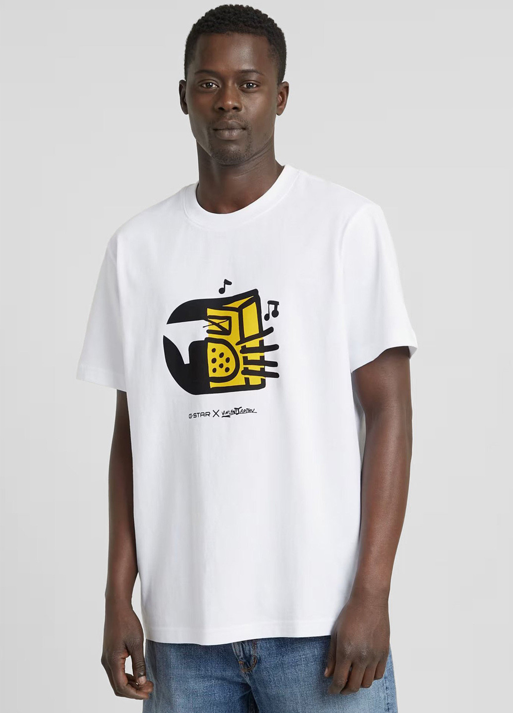 Белая футболка G-Star Raw