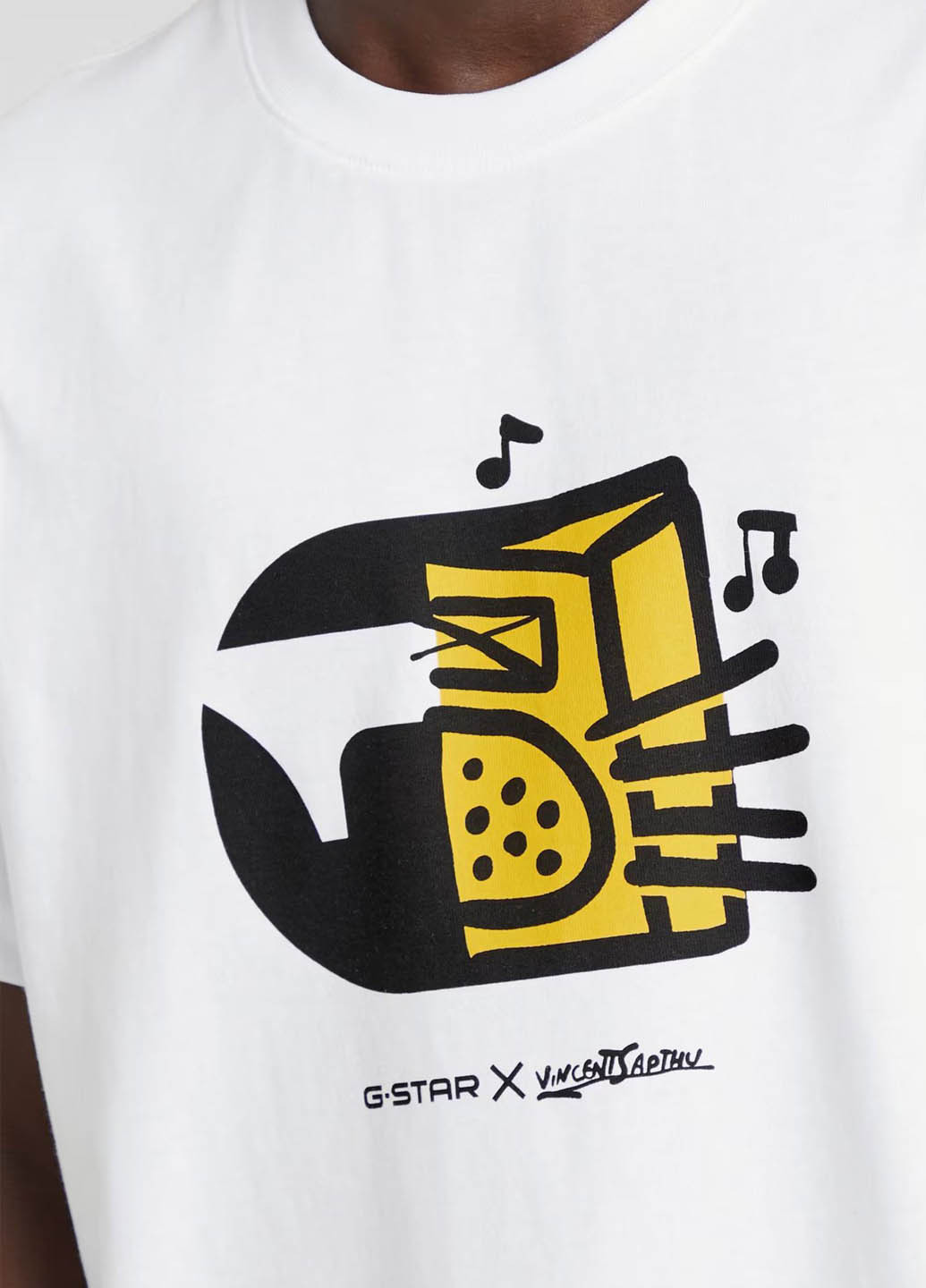 Белая футболка G-Star Raw