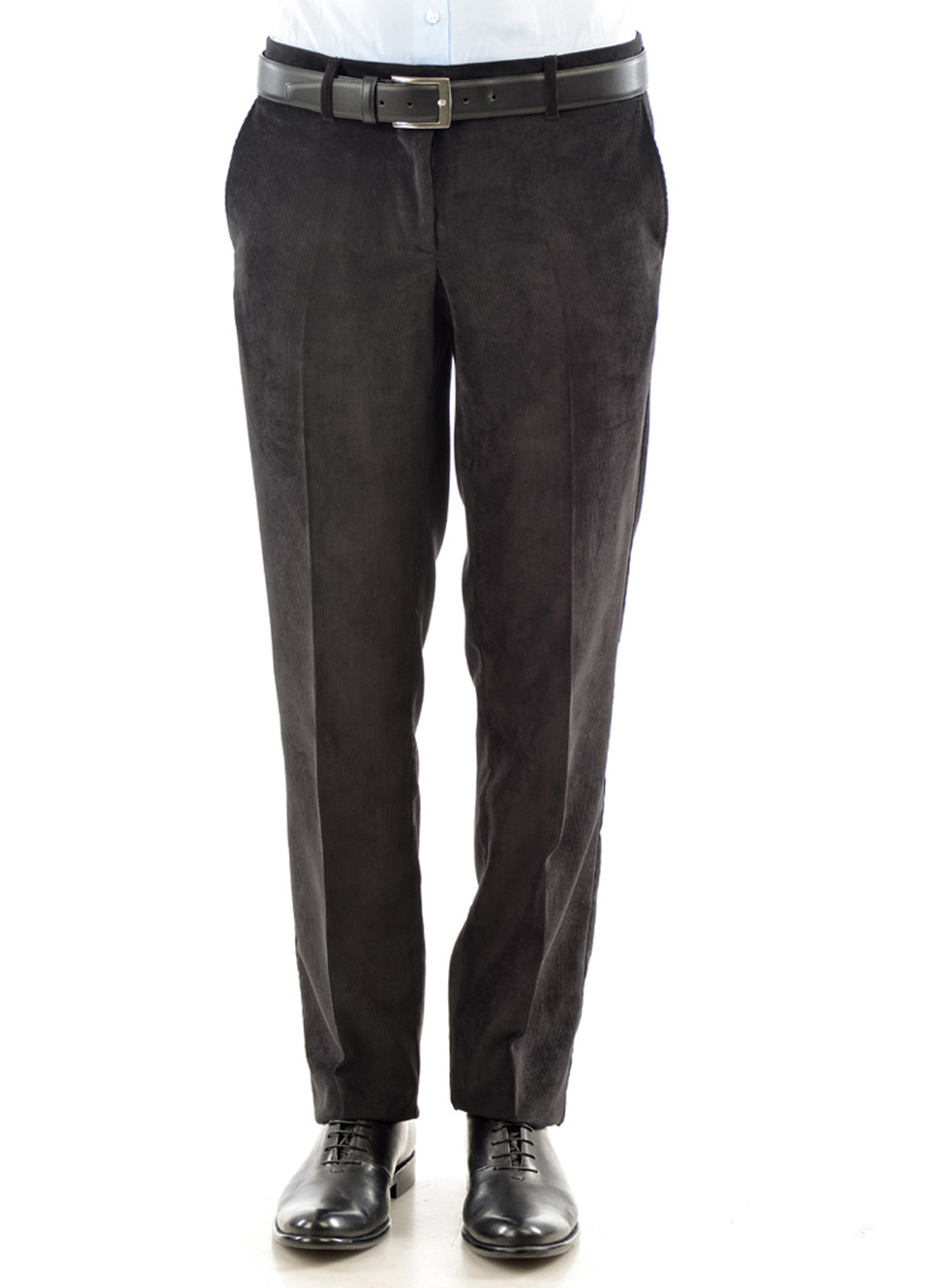 Черные классические демисезонные со средней талией брюки Arber