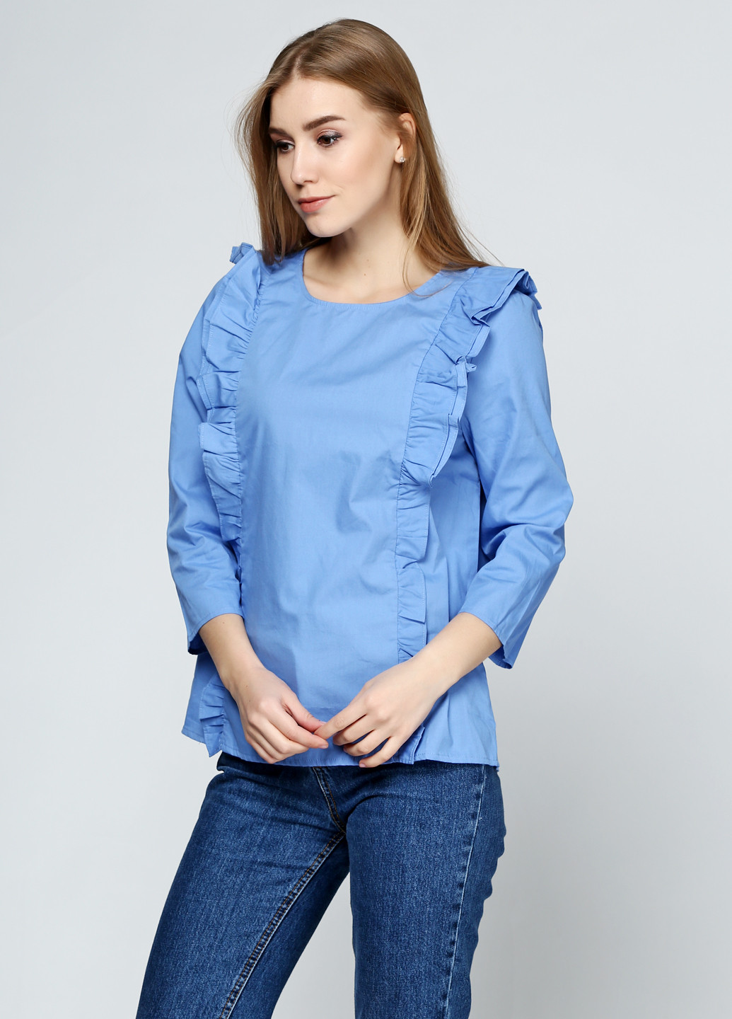Блакитна демісезонна блуза Vero Moda