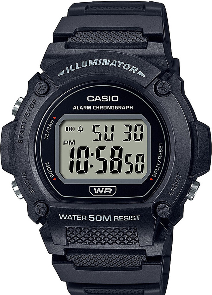 Часы W-219H-1AVEF кварцевые спортивные Casio (253705978)