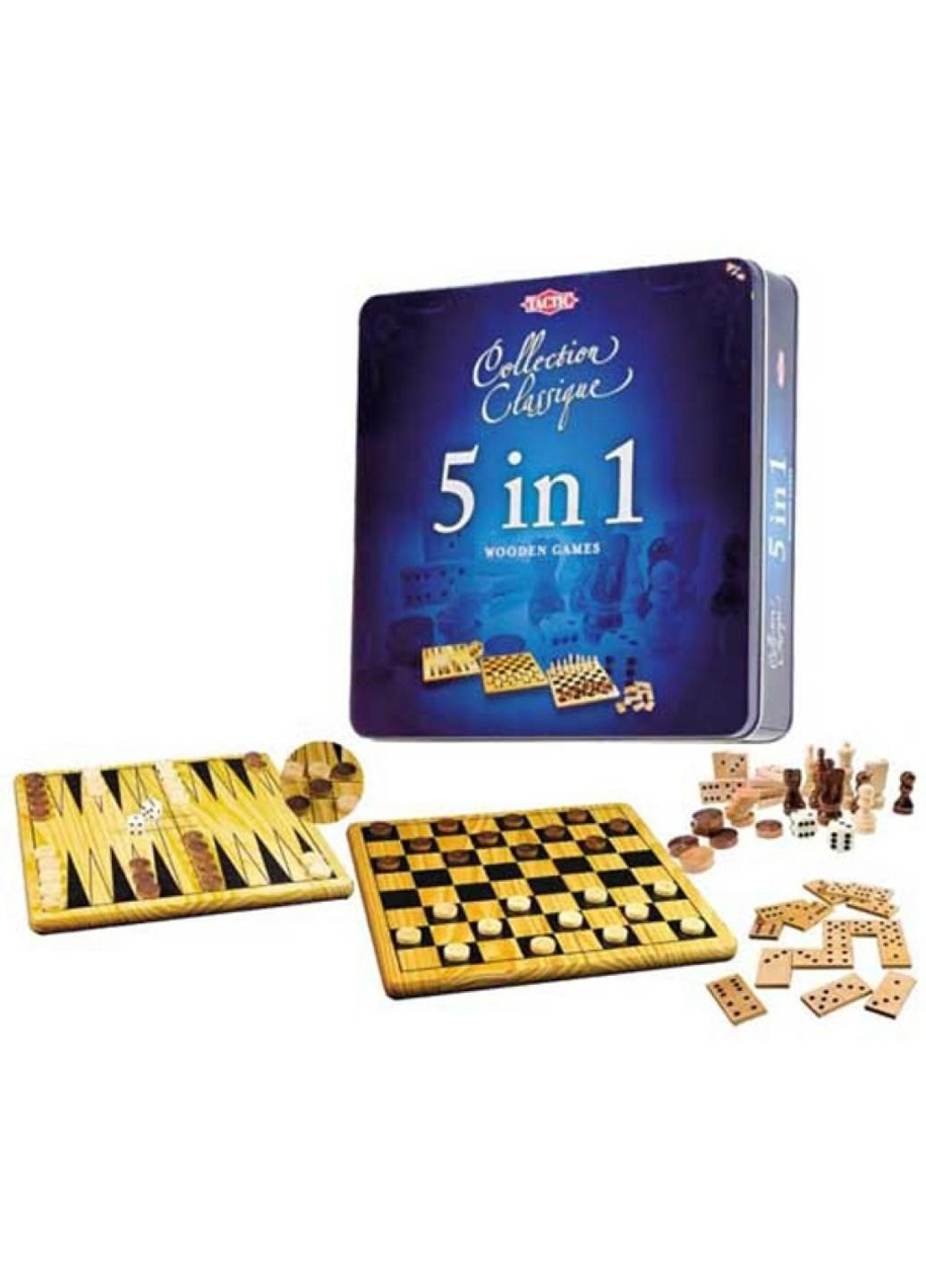 Настольная игра (14006) Tactic 5 в 1 (198484483)