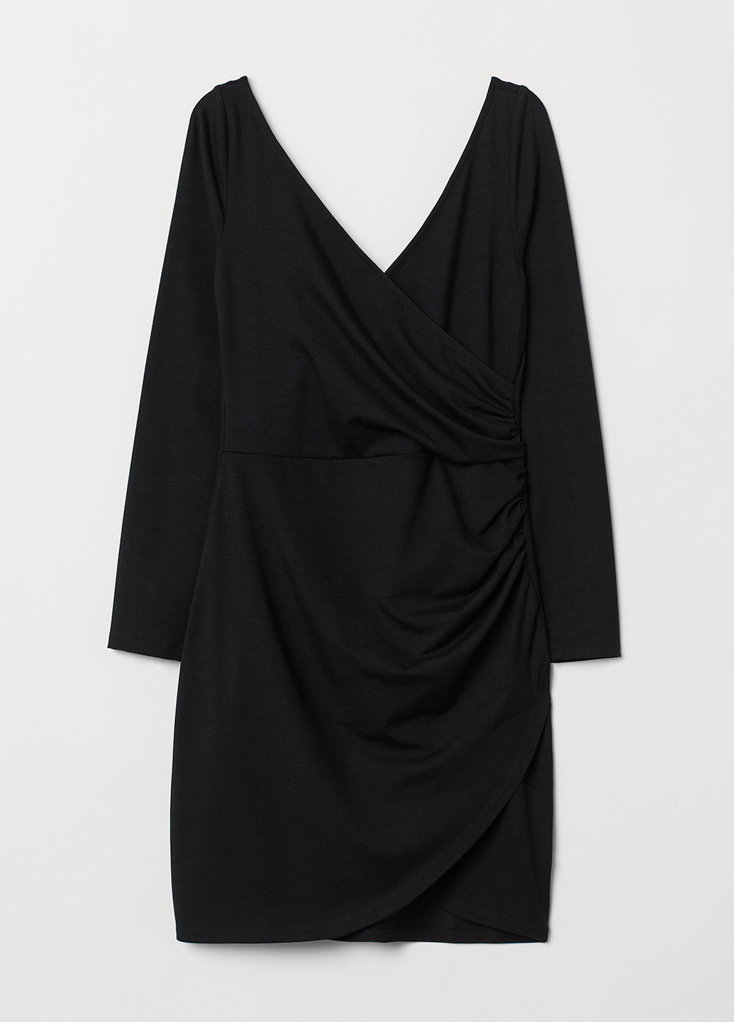 Чорна сукня H&M однотонна