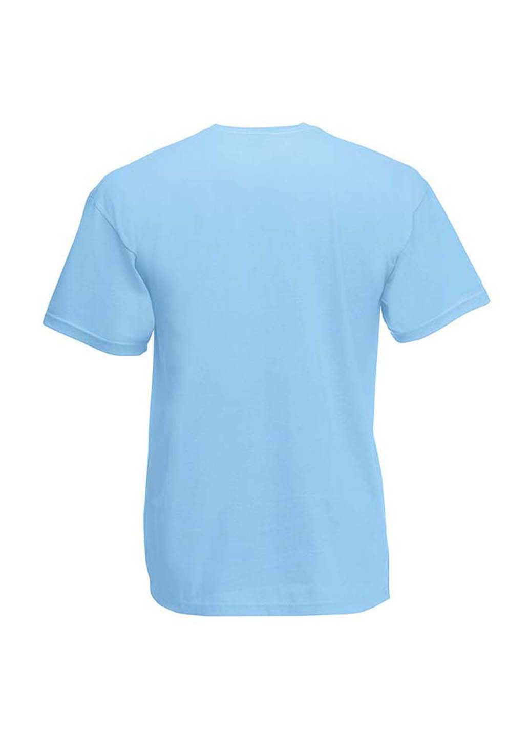Блакитна демісезонна футболка Fruit of the Loom 0610330YT164