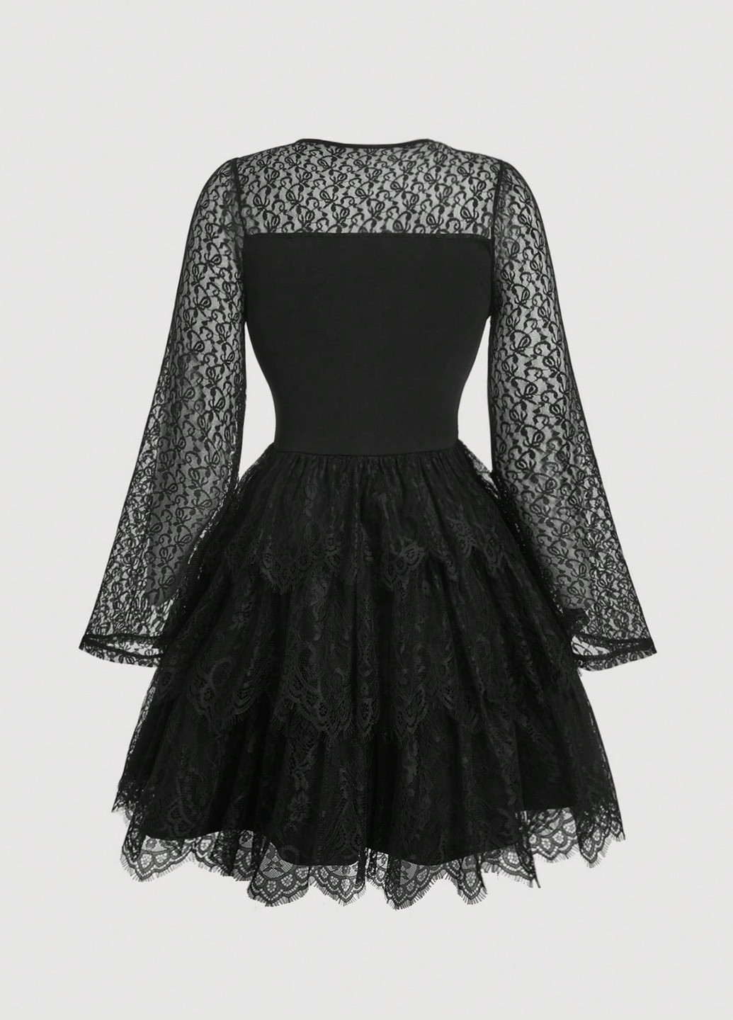 Чорна кежуал сукня а-силует SHEIN однотонна