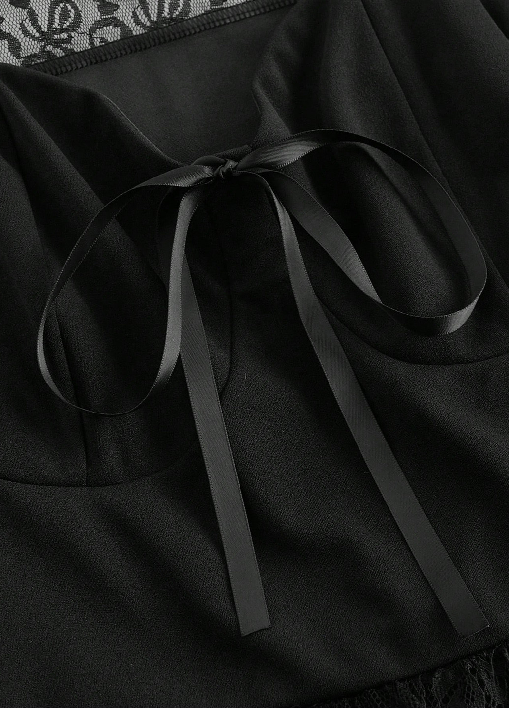 Чорна кежуал сукня а-силует SHEIN однотонна