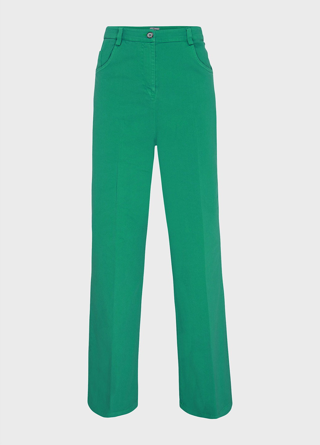 Зеленые кэжуал демисезонные прямые брюки Mexx