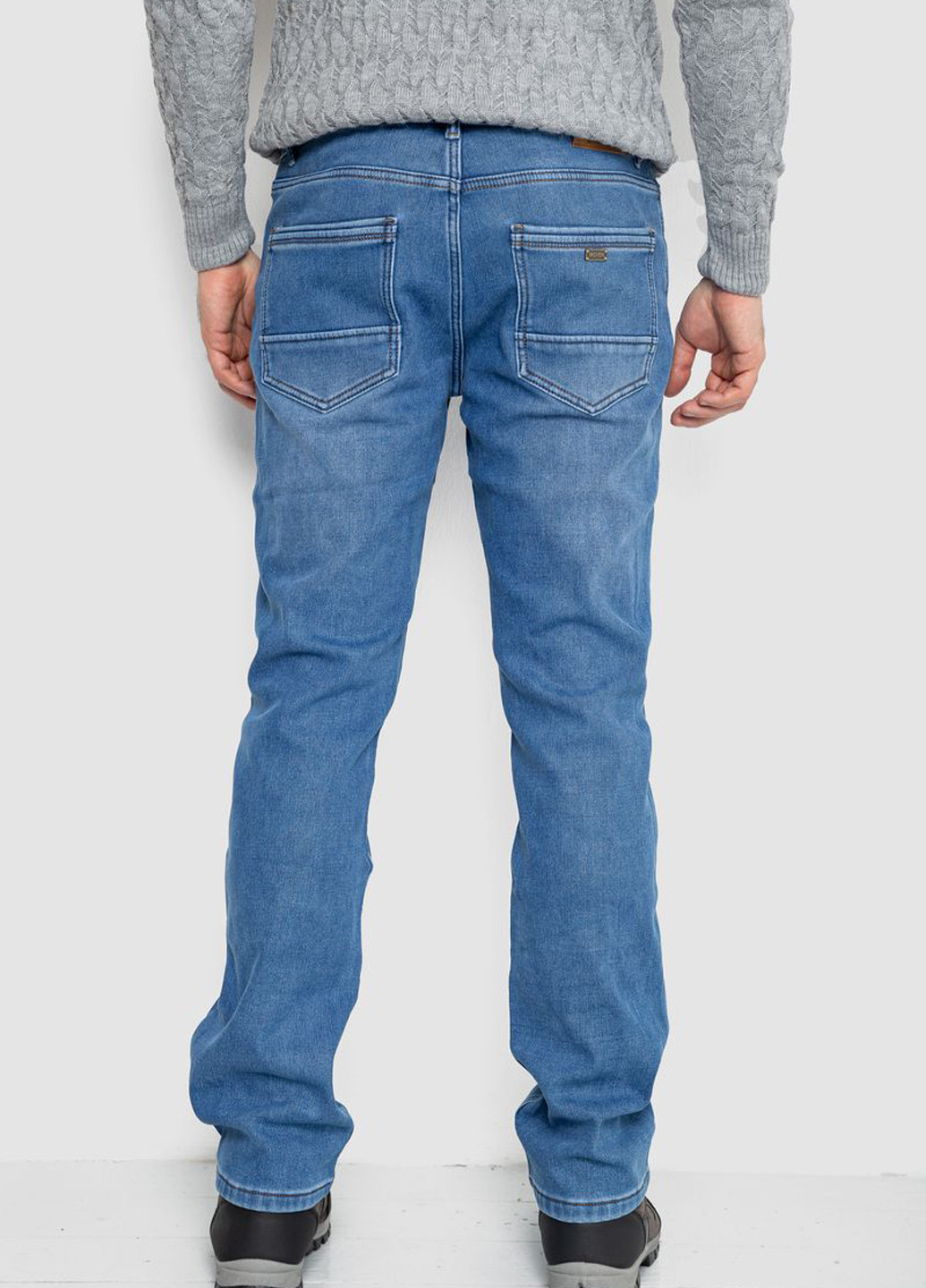 Светло-синие демисезонные регюлар фит джинсы Ager