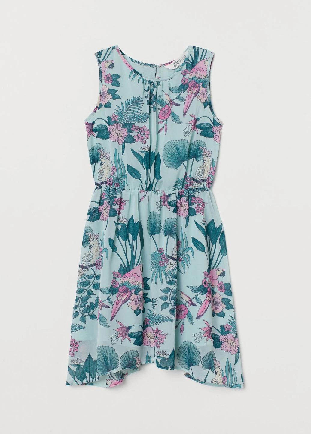 Зелёное платье H&M (221692810)
