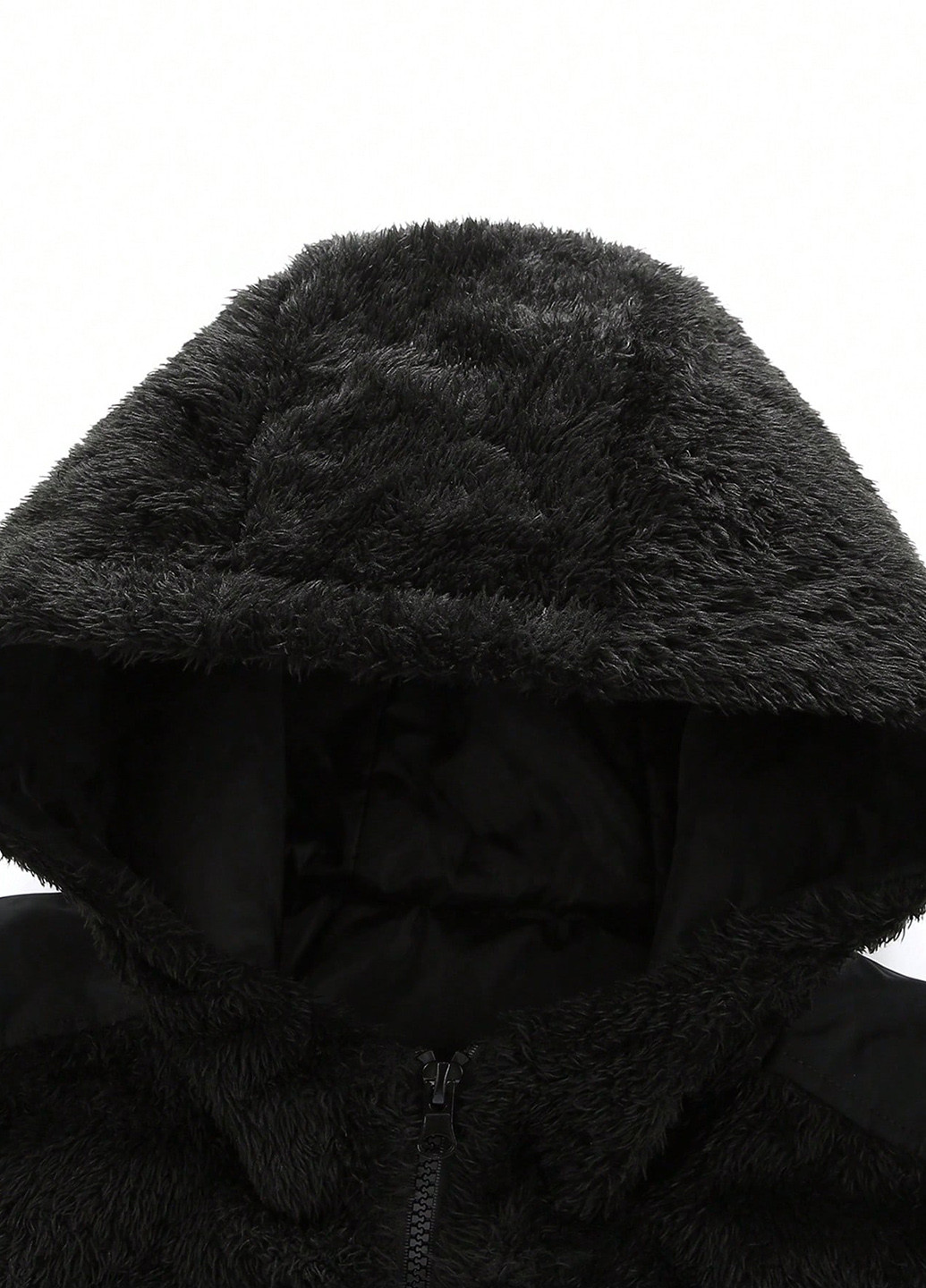 Чорна демісезонна куртка SHEIN