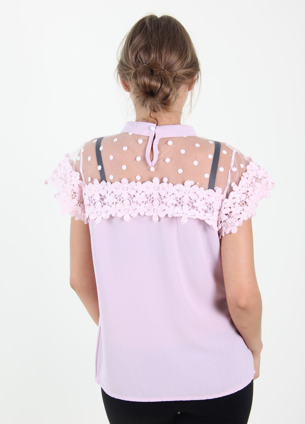 Светло-розовая летняя блуза L.L. Fashion