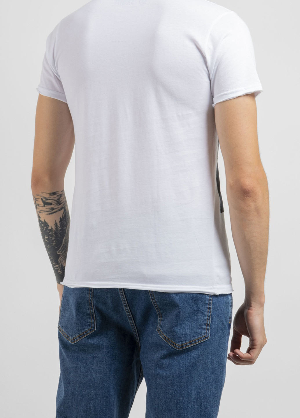 Белая белая футболка с принтом new york Ko Samui