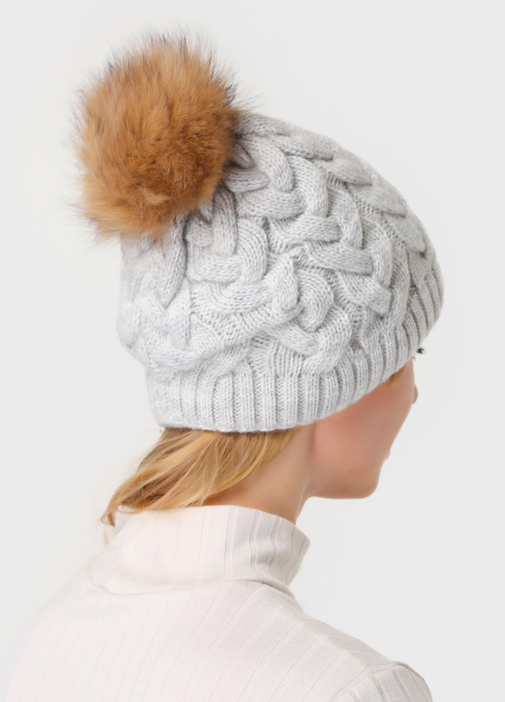 Теплий зимовий комплект (шапка, шарф-снуд) на флісовій підкладці DeMari 661028 Merlini (250435010)